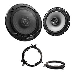 Toyota Kenwood 6.5" 17cm Front or Rear Door 2 Way Coaxial Car Speaker Upgrade Kit Toyota Kenwood 6.5" 17cm Front or Rear Door 2 Way Coaxial Car Speaker Upgrade Kit