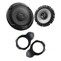 VW Passat B6 Kenwood 17cm 165mm Front Door Car Speaker Upgrade Kit