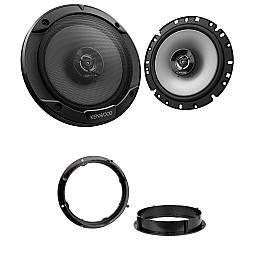 VW Polo 2001 - 2016 Kenwood 17cm Front or Rear Door Car Speaker Upgrade Kit