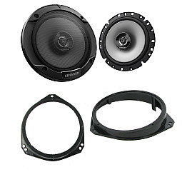 Renault Trafic 2001> Kenwood 17cm Front Door Speaker Upgrade Kit  Renault Trafic 2001> Kenwood 17cm Front Door Speaker Upgrade Kit