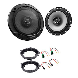 Tesla Model 3, Model Y Kenwood 6.5" 17cm Front Door Car Speaker Upgrade Kit