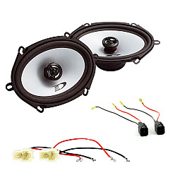 Mazda MX-5 NC (2005-2015) Alpine 5" x 7" Front Door 2-way Coaxial Speaker Upgrade Pack