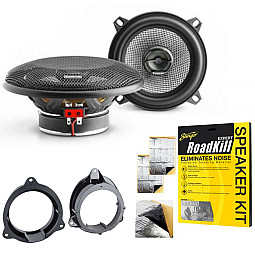 Renault Kangoo 2012-2019 Focal 2-Way 5.25" Car Front Door Speaker Upgrade Kit Renault Kangoo 2012-2019 Focal 2-Way 5.25" Car Front Door Speaker Upgrade Kit