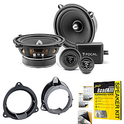 Renault Kangoo 2012-2019 Focal 13CM 2-Way Component Front Door Car Speaker Upgrade Kit Renault Kangoo 2012-2019 Focal 13CM 2-Way Component Front Door Car Speaker Upgrade Kit