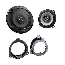 Renault Kangoo 2012-2019 Kenwood 5.25" 13cm Front Door 2 Way Coaxial Car Speakers Upgrade Kit Renault Kangoo 2012-2019 Kenwood 5.25" 13cm Front Door 2 Way Coaxial Car Speakers Upgrade Kit
