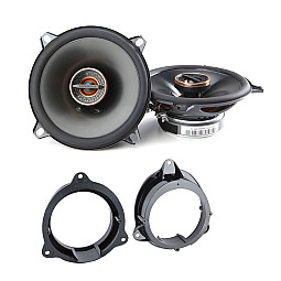 Renault Kangoo 2012-2019 Infinity 5-1/4" Front Door 2 Way Coaxial Speakers Upgrade Pack Renault Kangoo 2012-2019 Infinity 5-1/4" Front Door 2 Way Coaxial Speakers Upgrade Pack