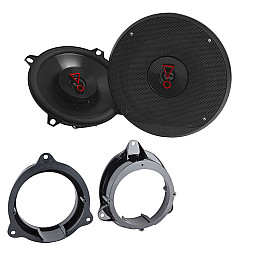 Renault Kangoo 2012-2019 JBL Front Door 130mm Coaxial Speaker Upgrade Kit Renault Kangoo 2012-2019 JBL Front Door 130mm Coaxial Speaker Upgrade Kit