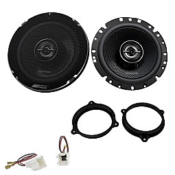 Nissan Note E11 2005 - 2013 Kenwood 6.5" 2-Way Coaxial Car Front Door Speaker Upgrade Pack