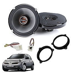 Nissan Micra K12 2003-2010 Infinity 6.5" 2 Way Shallow Fit Front or Rear Door Coaxial Speakers Upgrade Pack Nissan Micra K12 2003-2010 Infinity 6.5" 2 Way Shallow Fit Front or Rear Door Coaxial Speakers Upgrade Pack