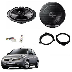 Nissan Micra K12 2003 - 2010 Pioneer Front Speaker Upgrade Kit Nissan Micra K12 2003 - 2010 Pioneer Front Speaker Upgrade Kit