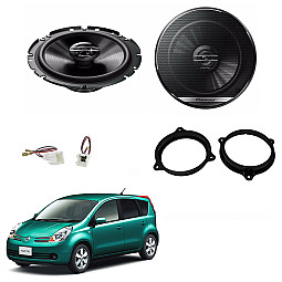 Nissan Note E11 2005 - 2013 Pioneer Front Speaker Upgrade Kit Nissan Note E11 2005 - 2013 Pioneer Front Speaker Upgrade Kit