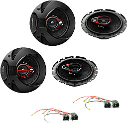 Peugeot 208 2012 - 2019 4 Door Front and Rear Speaker Upgrade Kit