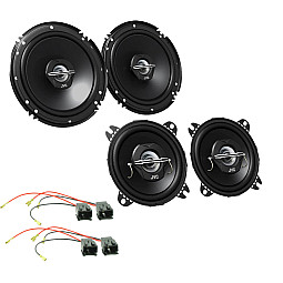Peugeot 206CC JVC 2 Way Coaxial Front Door & Rear Side Car Speakers Upgrade Kit Peugeot 206CC JVC 2 Way Coaxial Front Door & Rear Side Car Speakers Upgrade Kit