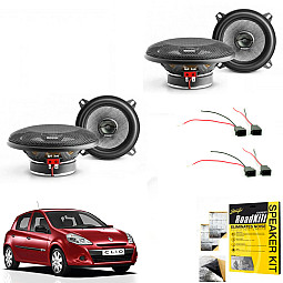 Renault Clio 2005 - 2012 Focal  Front and Rear Speakers Upgrade Kit Renault Clio 2005 - 2012 Focal  Front and Rear Speakers Upgrade Kit