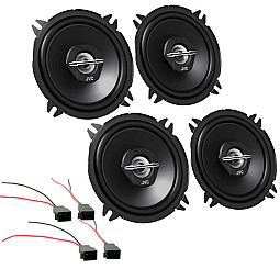 Renault Clio MK2 1998 - 2005 JVC 2 Way Coaxial Front Door & Rear Car Speakers Upgrade Kit Renault Clio MK2 1998 - 2005 JVC 2 Way Coaxial Front Door & Rear Car Speakers Upgrade Kit