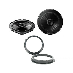 Ford Fiesta 2008> 6.3/4" 17cm Front or Rear Door Car Speaker Upgrade Kit
