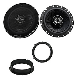 Kenwood 6.5" Front or Rear Door 2-Way Coaxial Car Speaker Upgrade Pack For Skoda Kenwood 6.5" Front or Rear Door 2-Way Coaxial Car Speaker Upgrade Pack For Skoda