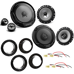Suzuki Swift (2011-2017) Front And Rear Doors Kenwood 6.5" Speakers Upgrade Pack