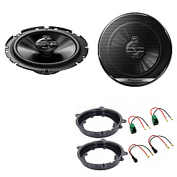 Tesla Model 3, Model Y Pioneer 6.3/4" 17cm Front Door Car Speaker Upgrade Kit