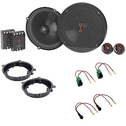 JBL 6.5" Front Door Component Speakers Upgrade Kit for Tesla Model Y & 3