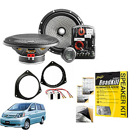Toyota Alphard 2002 - 2008 AH-10 Focal 6.5" Front or Rear Door Speaker Upgrade Pack Toyota Alphard 2002 - 2008 AH-10 Focal 6.5" Front or Rear Door Speaker Upgrade Pack
