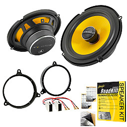 JL Audio 6.5" (165mm) 2-Way Coaxial Front or Rear Doors Car Speaker Upgrade Pack For Toyota With Sound Deadening Sheet JL Audio 6.5" (165mm) 2-Way Coaxial Front or Rear Doors Car Speaker Upgrade Pack For Toyota With Sound Deadening Sheet
