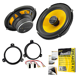 JL Audio 6.5" 2-Way Coaxial Front or Rear Doors Speaker Upgrade Pack With Sound Deadening Sheet For Toyota JL Audio 6.5" 2-Way Coaxial Front or Rear Doors Speaker Upgrade Pack With Sound Deadening Sheet For Toyota