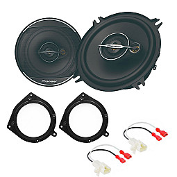 Toyota Avensis, Previa, Tarago, Yaris Verso Pioneer 5" 3 Way Coaxial Car Front or Rear Door Speakers Upgrade Pack Toyota Avensis, Previa, Tarago, Yaris Verso Pioneer 5" 3 Way Coaxial Car Front or Rear Door Speakers Upgrade Pack