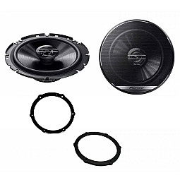 Toyota Aygo 2005 - 2014 Pioneer 17cm Front Door 300W Speaker Upgrade Kit Toyota Aygo 2005 - 2014 Pioneer 17cm Front Door 300W Speaker Upgrade Kit