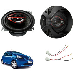 Toyota Aygo 2005 - 2014 Front Top Dash Speaker Upgrade Kit Toyota Aygo 2005 - 2014 Front Top Dash Speaker Upgrade Kit