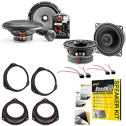 Vauxhall Corsa D 2 Door or 4 Door (2006-2014) Front and Rear Speaker Upgrade Pack With Sound Proofing Sheet Vauxhall Corsa D 2 Door or 4 Door (2006-2014) Front and Rear Speaker Upgrade Pack With Sound Proofing Sheet