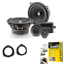 Vauxhall Corsa B 1993 - 2006 Focal 13CM 2-Way Component Front Door Car Speaker Upgrade Kit Vauxhall Corsa B 1993 - 2006 Focal 13CM 2-Way Component Front Door Car Speaker Upgrade Kit