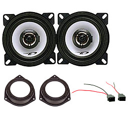 Vauxhall Zafira A B Alpine 10 cm 4" 2-Way Coaxial Rear Door Speakers Upgrade Kit Vauxhall Zafira A B Alpine 10 cm 4" 2-Way Coaxial Rear Door Speakers Upgrade Kit