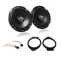 JVC 6.5" Front or Rear Door Speakers Adaptor Upgrade Kit for Vauxhall JVC 6.5" Front or Rear Door Speakers Adaptor Upgrade Kit for Vauxhall