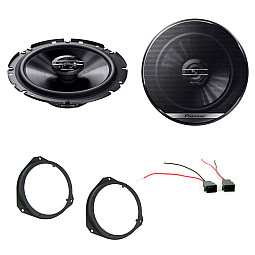 Vauxhall Astra H Car / Van 2005> Pioneer 6.3/4" Front Door Speakers Upgrade Kit Vauxhall Astra H Car / Van 2005> Pioneer 6.3/4" Front Door Speakers Upgrade Kit