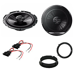 VW UP 2011 - 2014 Front Door Speaker Rings Wiring Upgrade Kit VW UP 2011 - 2014 Front Door Speaker Rings Wiring Upgrade Kit
