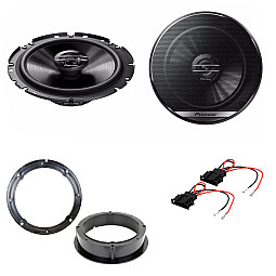 Volkswagen Pioneer 17cm 165mm 300W Coaxial Speaker Upgrade Kit