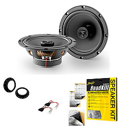 Volkswagen Focal Auditor 6.5" 2 Way Coaxial Front Door Car Speaker Upgrade Kit