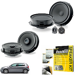 VW Golf MK5 2003 -2009 Custom Fit Front and Rear Speaker Upgrade Kit VW Golf MK5 2003 -2009 Custom Fit Front and Rear Speaker Upgrade Kit