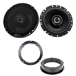 VW Kenwood 6.5" 2-Way Coaxial Car Front or Rear Door Speaker Upgrade Pack VW Kenwood 6.5" 2-Way Coaxial Car Front or Rear Door Speaker Upgrade Pack