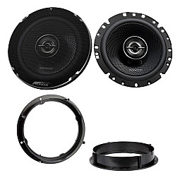 Volkswagen Kenwood 6.5" 2-Way Coaxial Car Front or Rear Door Speaker Upgrade Pack Volkswagen Kenwood 6.5" 2-Way Coaxial Car Front or Rear Door Speaker Upgrade Pack