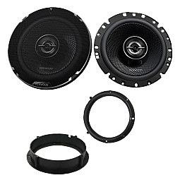 Kenwood 6.5" Front or Rear Door 2-Way Coaxial Car Speaker Upgrade Pack For Volkswagen Kenwood 6.5" Front or Rear Door 2-Way Coaxial Car Speaker Upgrade Pack For Volkswagen