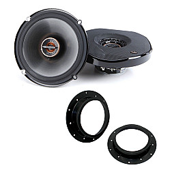 VW Transporter T5 2003-2012 Infinity 6.5" 2 Way Shallow Fit Front Door Coaxial Speakers Upgrade Pack