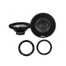 VW Alpine Front Door 8" 20cm 3-way Coaxial Car Speaker Upgrade Kit