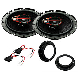 VW Transporter T5.1 2010 - 2016 PIONEER 500 Watts Front Door Speakers Upgrade Kit VW Transporter T5.1 2010 - 2016 PIONEER 500 Watts Front Door Speakers Upgrade Kit