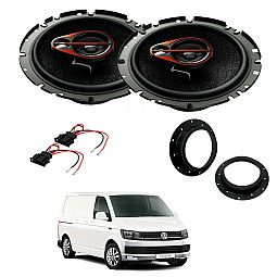 VW Transporter T6 2015 - 2019 Front Door Speaker Upgrade Kit