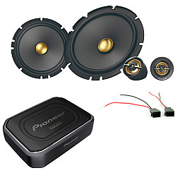 Fiat Ducato 2019> 6.5" 2-Way Component Car Speaker and Subwoofer Upgrade Kit Fiat Ducato 2019> 6.5" 2-Way Component Car Speaker and Subwoofer Upgrade Kit