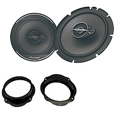 Ford Focus 2005 - 2010 Pioneer 165mm Front Door Speaker Upgrade Kit