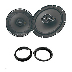Ford Focus 2010-2018 Pioneer 6.5" 165mm High Grade Front Door Speaker Upgrade Kit