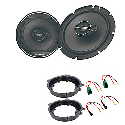 Tesla Model 3, Model Y Pioneer 6.5" 16.5cm Front Door Car Speaker Upgrade Kit